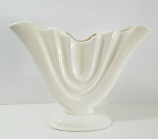 Vintage Camark Gladiola Vase White