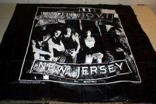 Bon Jovi Jersey Vintage Huge Tapestry Banner