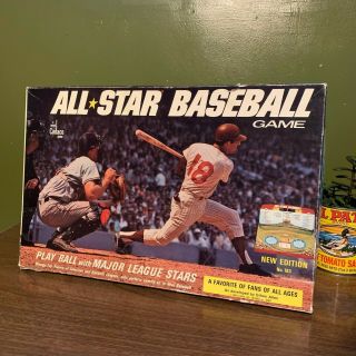 Vintage 1968 Cadaco All Star Baseball Game Edition 183 - Ruth,  Rose,  Ryan