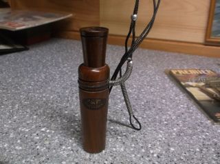 H11 Vintage Olt Double Reed Duck Call Walnut