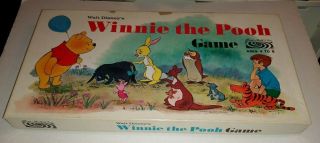 Vintage 1976 Disney Winnie The Pooh Board Game Inv.  100 Complete