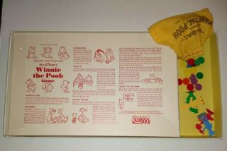 Vintage 1976 Disney Winnie the Pooh Board Game Inv.  100 Complete 5