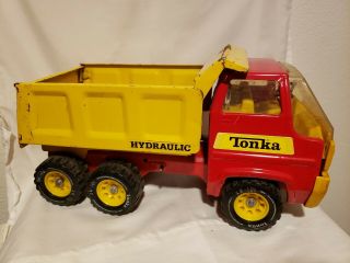 Vintage Tonka Cab Over Dump Truck Pressed Steel Toy Hydraulic