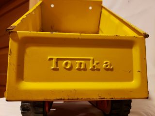 Vintage Tonka Cab Over Dump Truck Pressed Steel Toy Hydraulic 7