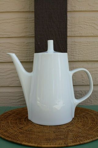 Vintage Melitta Germany Jupp Ernst Porcelain 4 Cup Teapot Mid - Century Modern