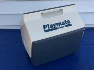 Vintage Igloo Playmate 16qt Camping Picnic Cooler Ice Chest W/ Side Button