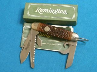 Nm Vintage Remington Umc Usa R - 4 Scouts 5blade Camp Survival Knife Knives Pocket