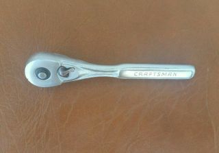 Vintage Craftsman Vh Series 1/4 " Drive Ratchet Vh 44807 Made In The Usa