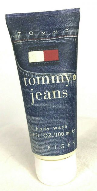 Tommy Hilfiger Jeans Body Wash Vintage 90s Rare Discontinued Womens 3.  4 Fl Oz