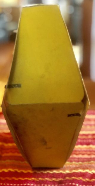 Vintage Cardboard 2 Sided HALLOWEEN Pumpkin Lantern Jack o Lantern Made in USA 5