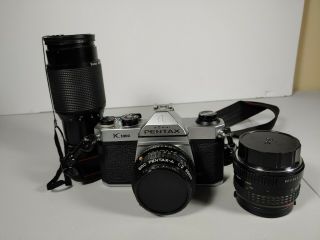 Vintage Pentax Asahi K1000 35mm Film Camera With Lens & Strap - Not