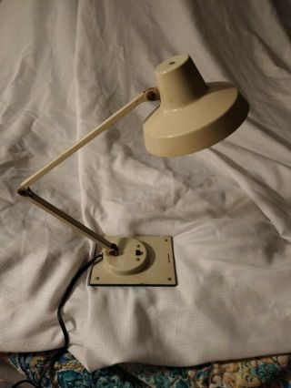 Vintage 60s Mid - Century Modern Tensor Il 400 Hi - Intensity Adjustable Desk Lamp