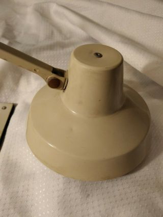 Vintage 60s Mid - Century Modern TENSOR IL 400 Hi - Intensity Adjustable Desk Lamp 6