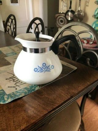Vintage Corning Ware 6 Cup Coffee Pot