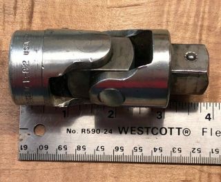 Vintage Snap - On L82 3/4 Drive Universal Joint Swivel Adapter Friction Ball 1959