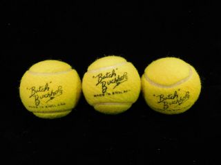 Vintage Sears Ted Williams Butch Buchholz Tennis Balls Can W/ Balls Made England 5