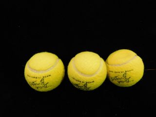 Vintage Sears Ted Williams Butch Buchholz Tennis Balls Can W/ Balls Made England 6