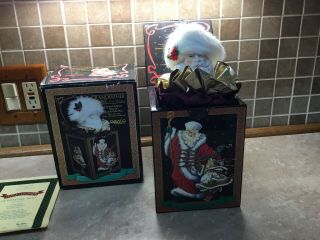 Vintage Enesco Musical Jack In The Box Grandfather Frost From Russia Limited Ed