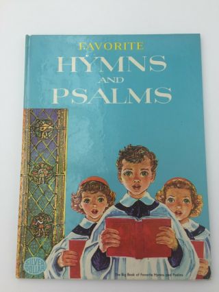 The Big Book Of Favorite Hymns And Psalms Vintage Children 