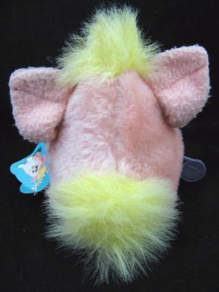 VTG Furby Babies Pink Pink Yellow Hair Tag Model 70 - 940 1999 1B 4