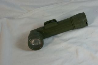 Vintage U.  S.  Military Fulton Model MX - 991/U Right Angle Flashlight 2