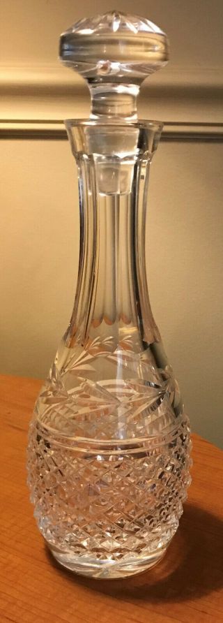 Vintage Waterford Crystal Glandore Cordial Decanter With Stopper - Ireland