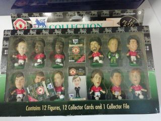 Corinthian Figures 12 Player Pack Vintage Manchester United Fc Mu12p Boxed 1995
