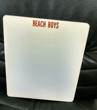 Vntg The Beach Boys Record Album Divider,  Vintage Plastic From Record Store