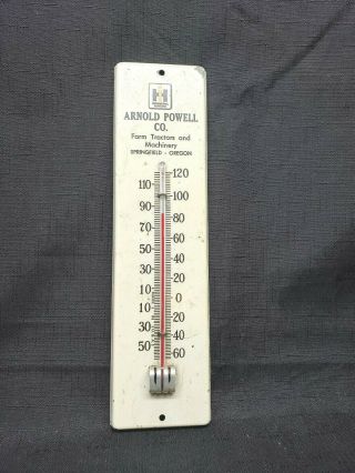 Vintage 1950s Ih International Harvester 1 1/2 " Metal Thermometer Last Markdown