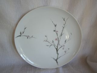 Vintage Sango Serenade Pink Buds Flowers Gray Tree Branches Dinner Plate Dish s 4