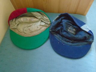 VINTAGE CRICKET CLUB PEAKED CAPS - FROM DCC - ID HELP PLEASE 5