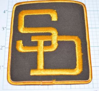 Sd San Diego Padres Mlb Baseball Vintage Embroidered Jersey Shirt Uniform Patch