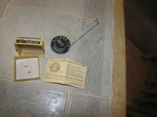 Vintage Justus Roe & Sons 25 Foot Tape Measure W/box & Instu.  - Patchogue,  Ny