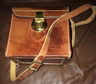 Vintage Leather Perrin Camera Bag