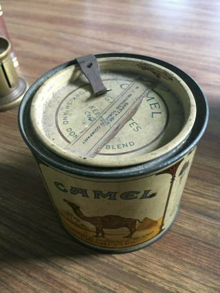 Vintage Camel Cigarette Tin Looking 1940 