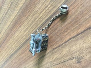 Vintage Miniature Lift Arm Lighter Made in Occupied Japan Key Chain Size 4