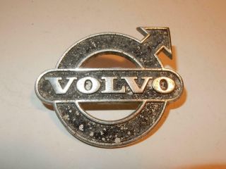 Vintage Volvo Metal Automobile Auto Car Emblem Badge