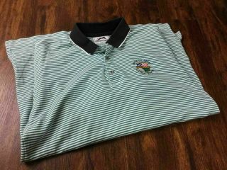 Slazenger " Vintage " 100th Us Open 2000 Pebble Beach Polo Golf Shirt Men 