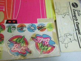 Vintage 1973 Mattel Barbie Country Camper play set and accessories 5