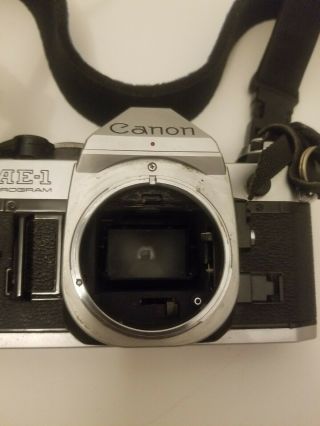 Vintage AE - 1 Canon Program Camera With Tokina 28 - 70mm Lens 2