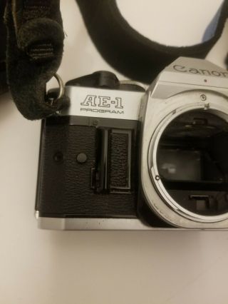 Vintage AE - 1 Canon Program Camera With Tokina 28 - 70mm Lens 3