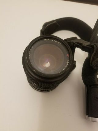 Vintage AE - 1 Canon Program Camera With Tokina 28 - 70mm Lens 4