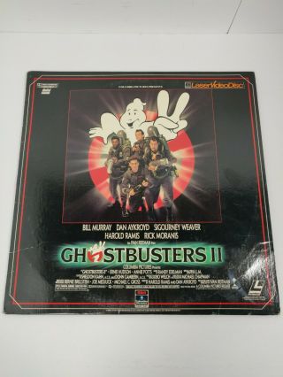 Ghostbusters 2 Vintage 1989 Rare Laserdisc Laser Video Disc