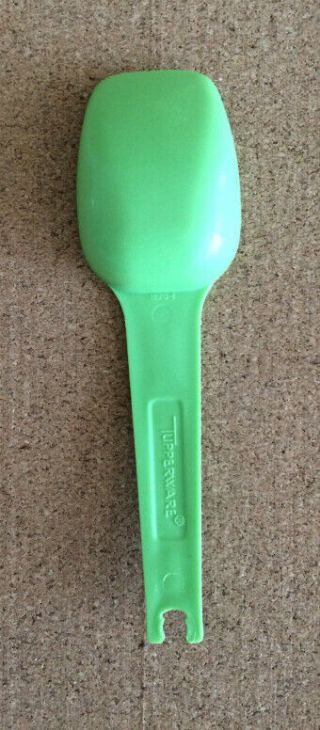 Vintage Green Tupperware Replacement Measuring Spoon 1 TBSP 1270 - 1 2