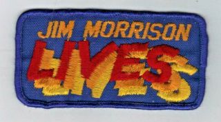 Jim Morris Lives Vintage Embrodered Patch The Doors