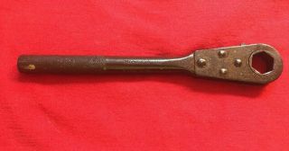 Vintage Snap - On 3/4 Inch Ratcheting Wrench No.  9724 Made In Usa