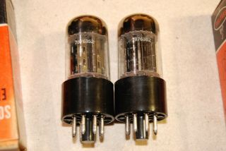 Strong Matched NOS NIB 1960s Vintage SONOTONE 6BL7GTA tubes 5