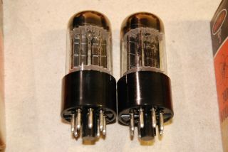 Strong Matched NOS NIB 1960s Vintage SONOTONE 6BL7GTA tubes 6