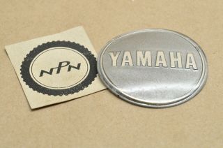 Vintage Yamaha 1984 - 1985 Virago 700 Xv700 Fuel Gas Tank Side Badge Emblem