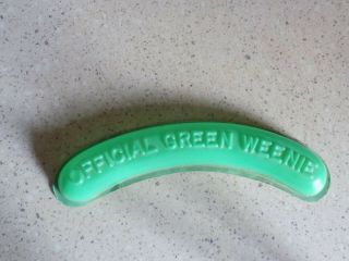 Vintage Orginal 1966 Pittsburgh Pirates Official Green Weenie Good Luck Charm